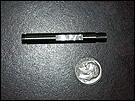 Fiber optic Swiss-machined component.